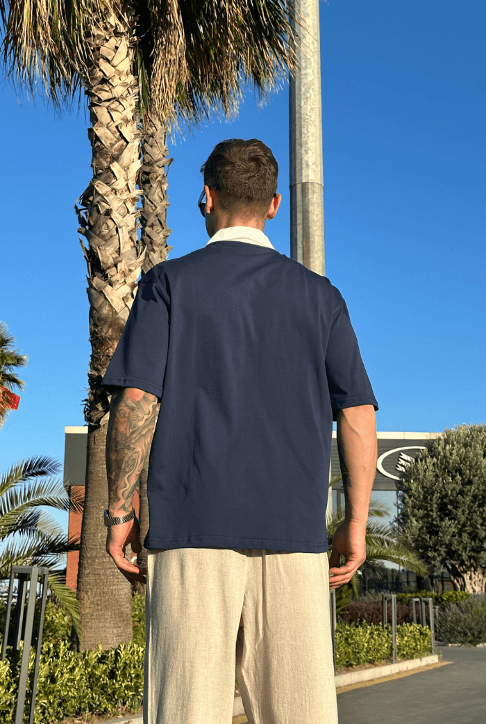 Strong Polo Yaka Oversize Tişört