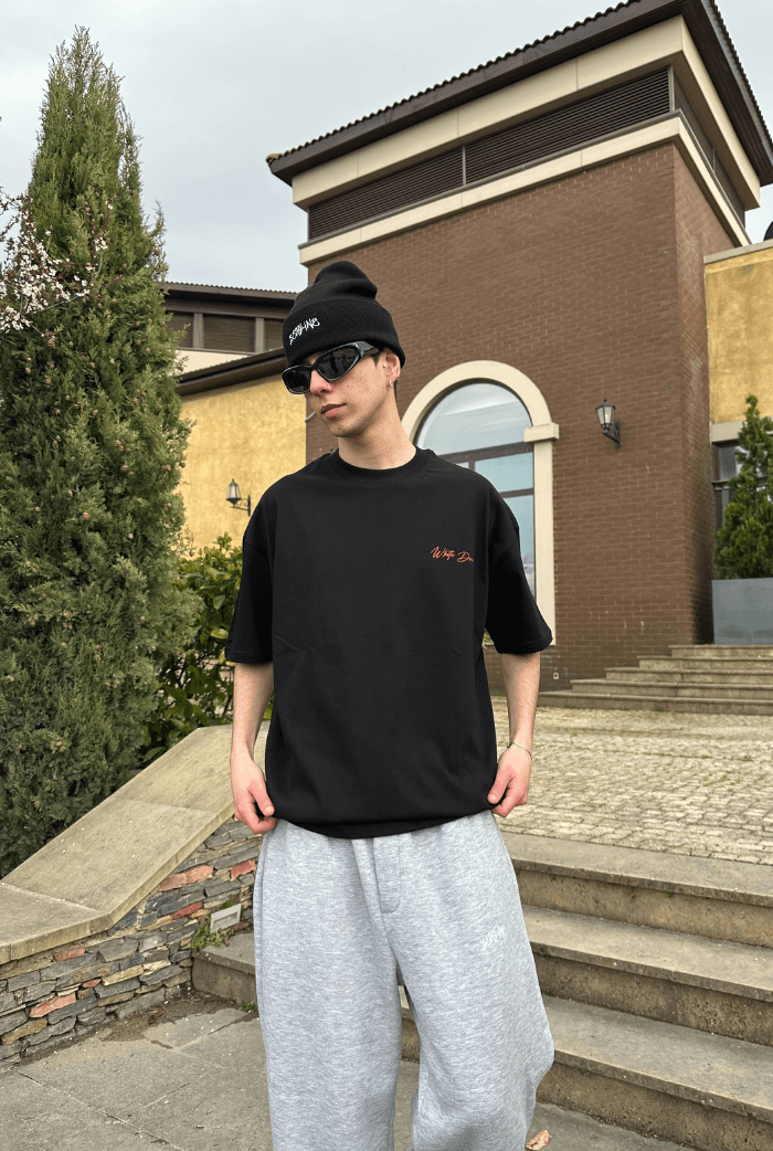 Free Fly Siyah Oversize T-shirt