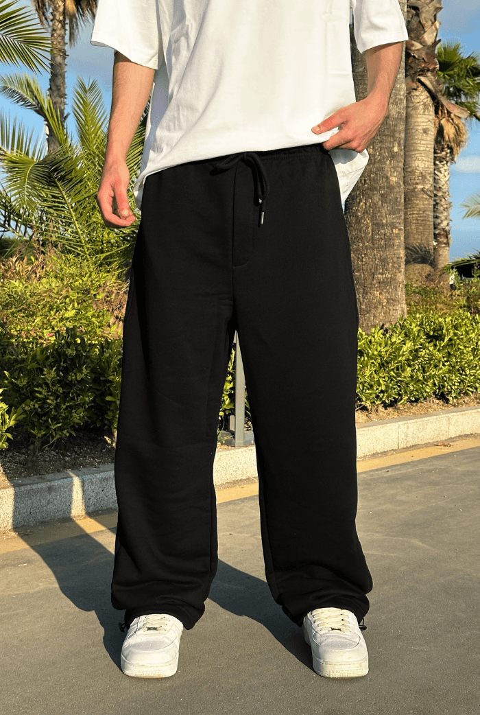 Yazlık-Basic Premium Ayarlanabilir Paça Baggy Eşofman