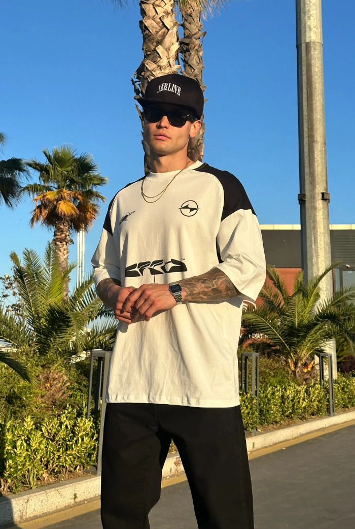Baskılı Oversize Tişört