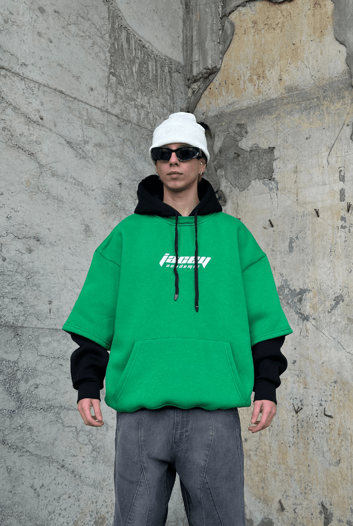 Çift Katlı Oversize Hoodie