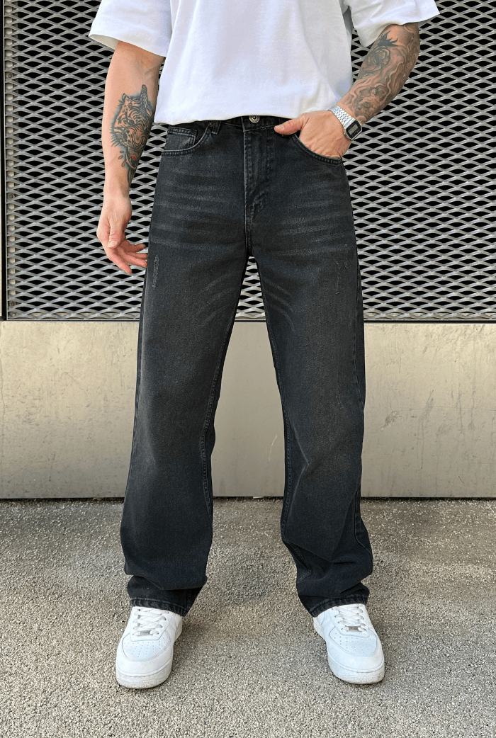 Antrasit Baggy Pantolon - Siyah
