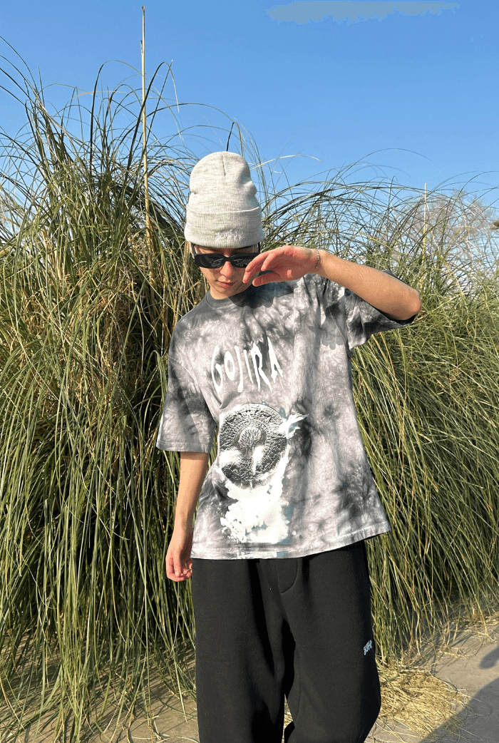 Gojira Acid Wash Oversize T-shirt