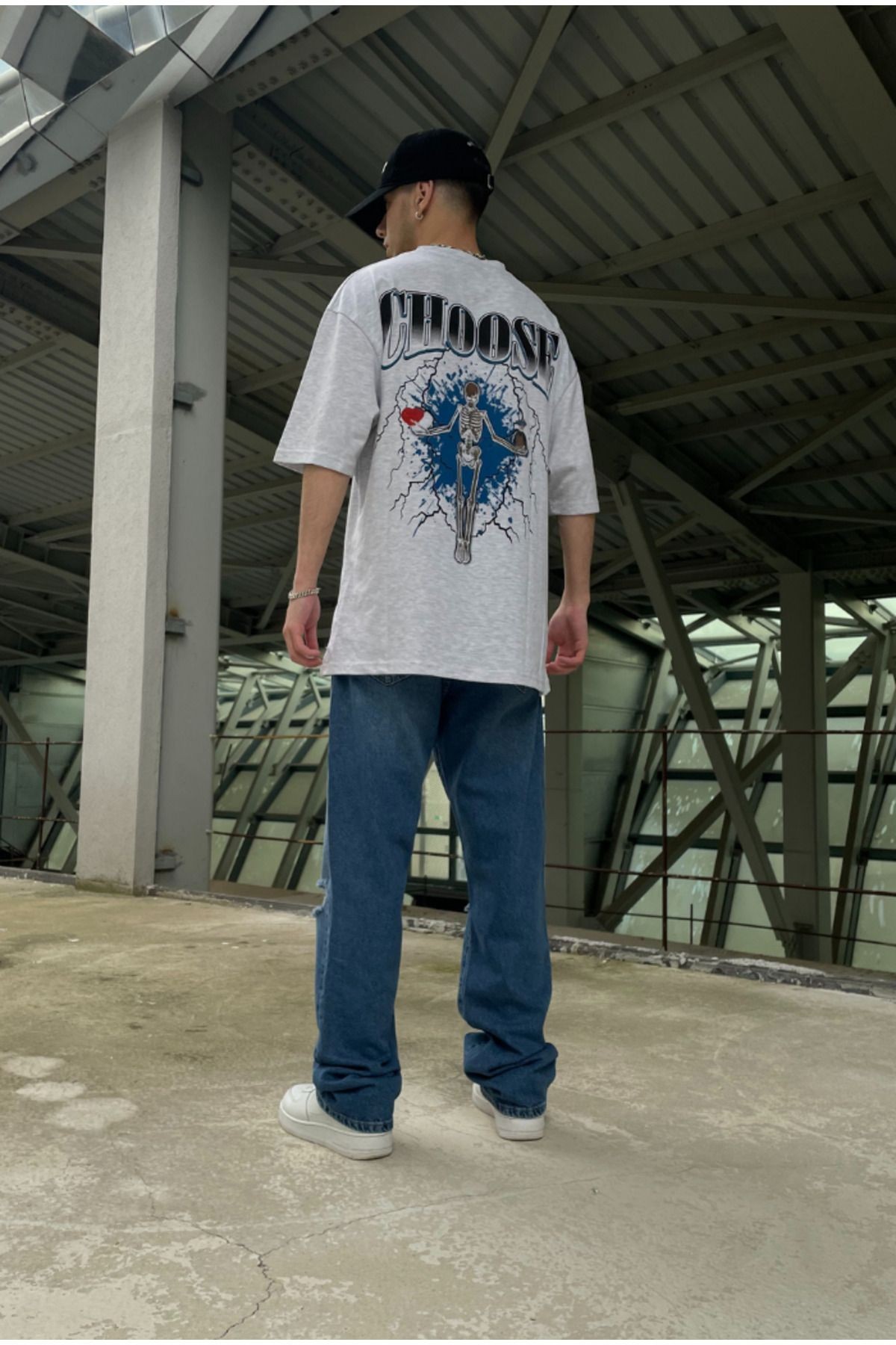 Choose Printed Oversize T-shirt