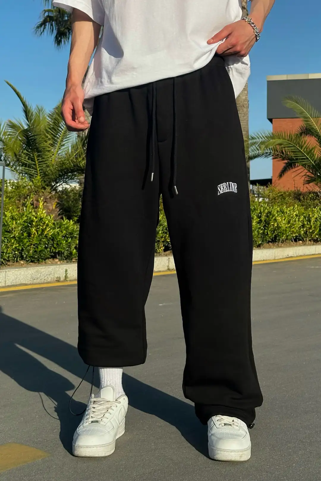 Yazlık-Serline Premium Ayarlanabilir Paça Baggy Eşofman