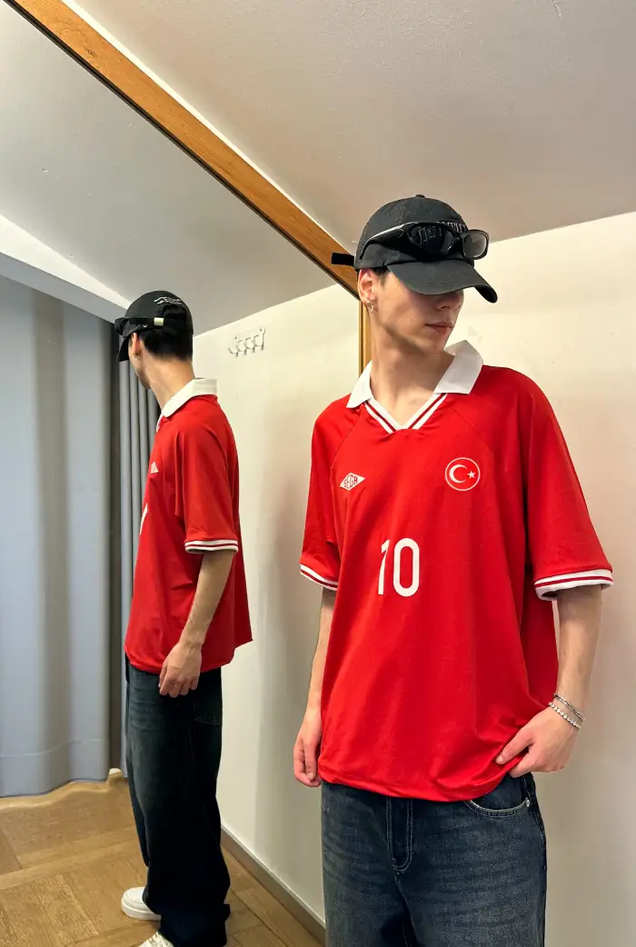 Türkiye Jersey Polo Yaka Premium T-shirt