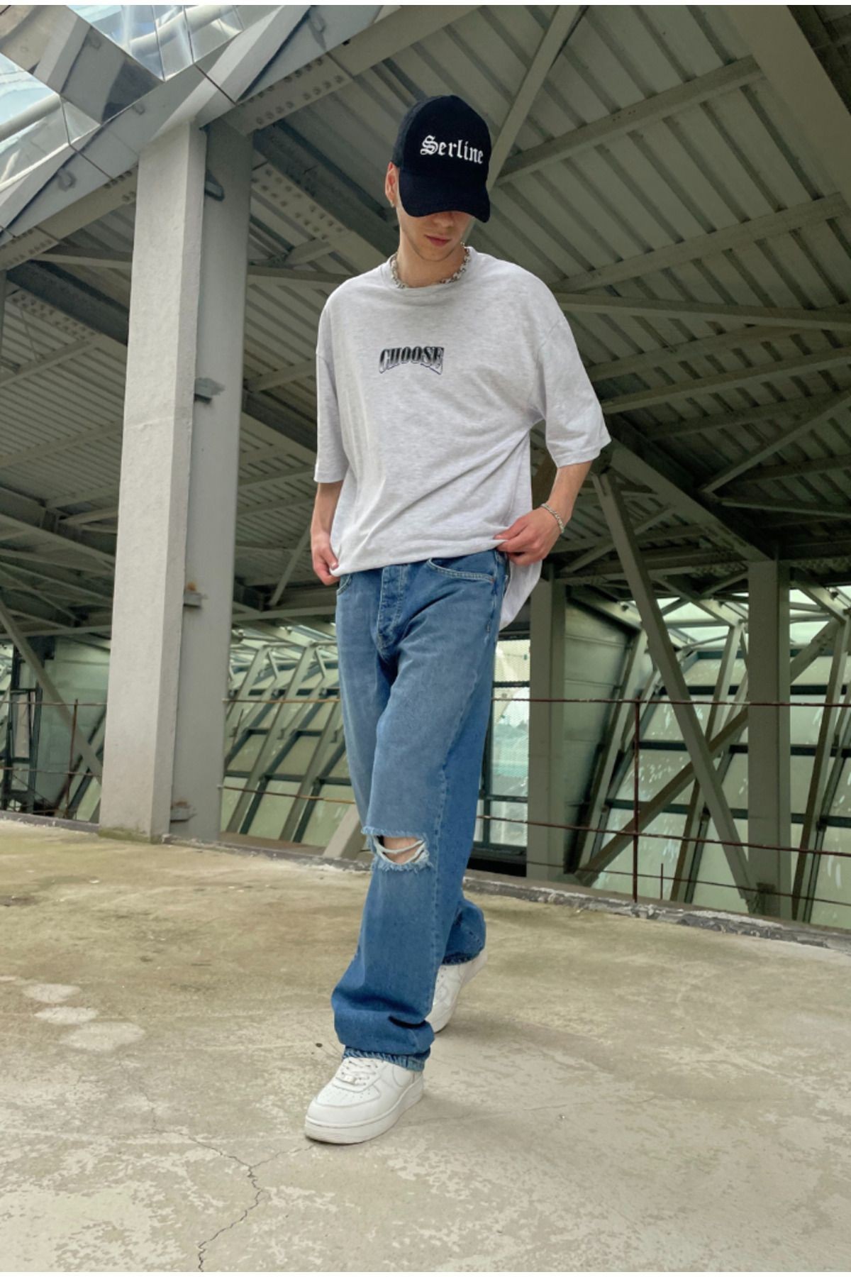 Choose Printed Oversize T-shirt