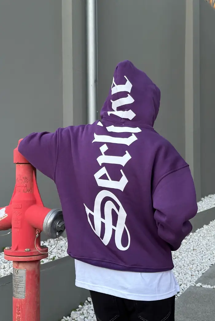Serline baskılı sweatshirt