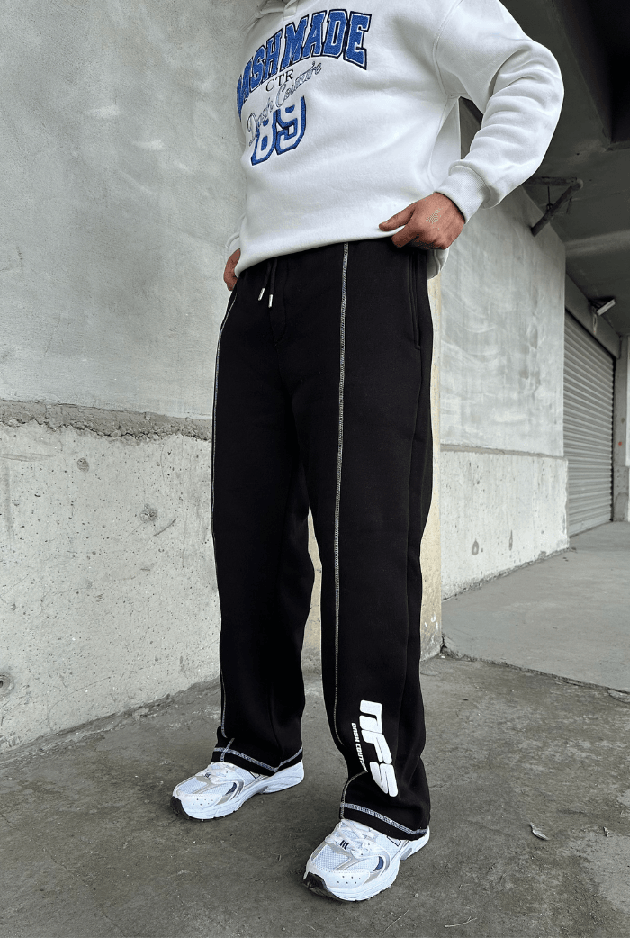 NFS Baskılı Dikiş Detalı Baggy Eşofman 