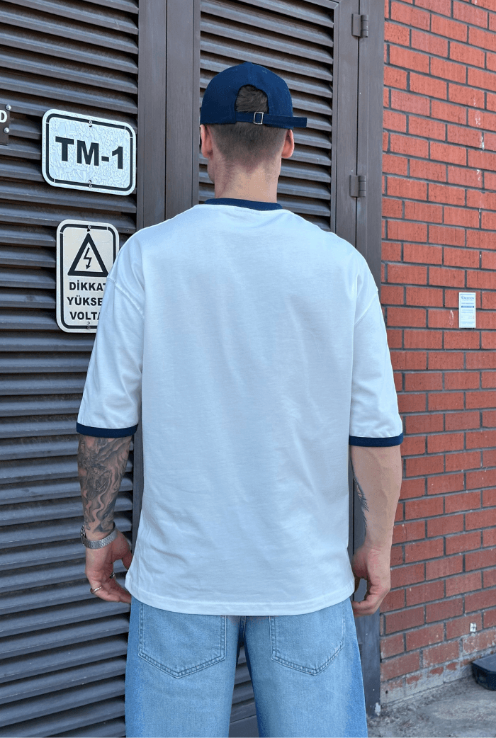 Sunset Valley Baskılı Premium Oversize Tişört