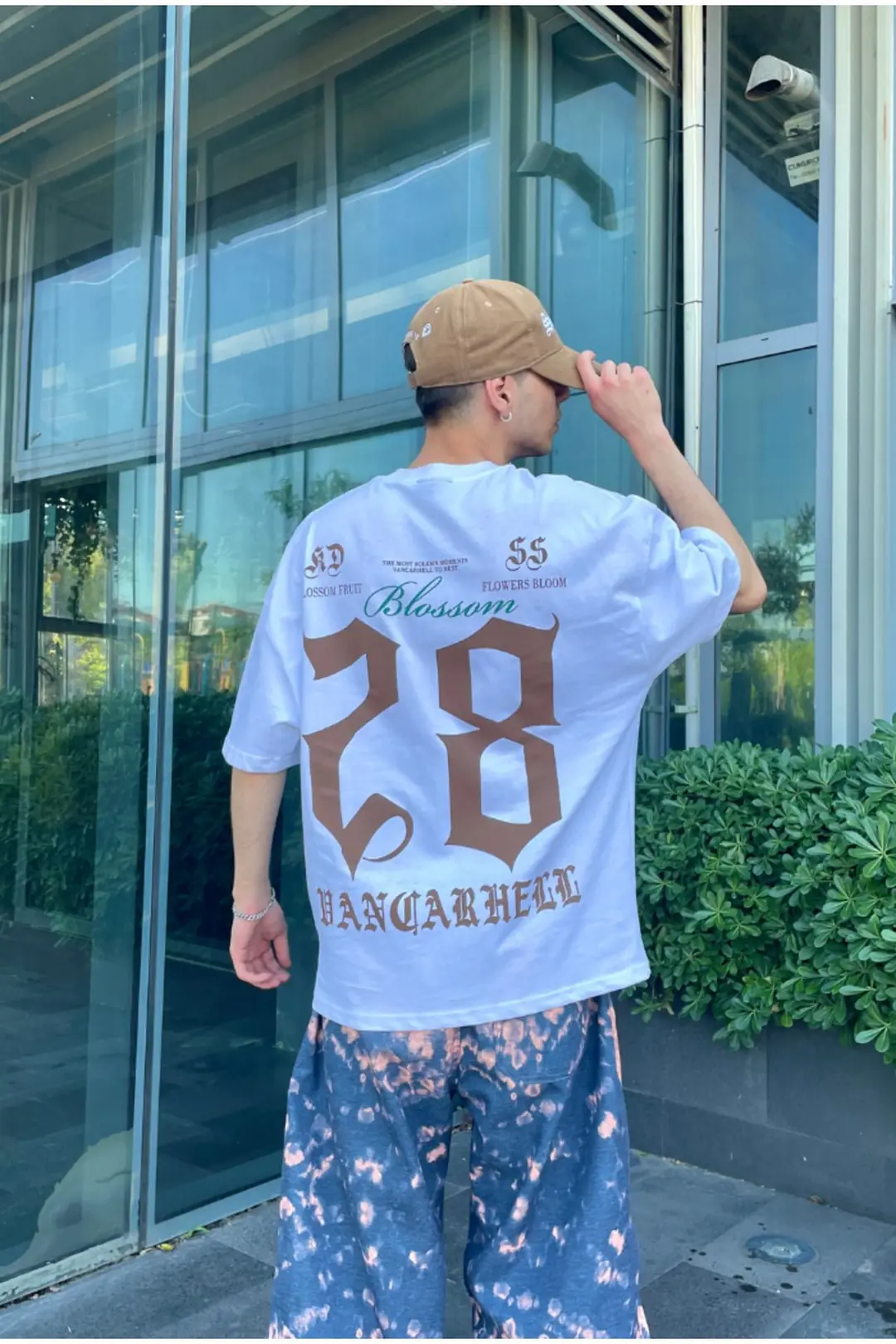 Vancarhell Brown Oversize T-shirt