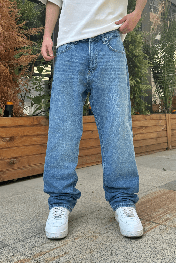 Baggy Premium Pantolon - Açık mavi