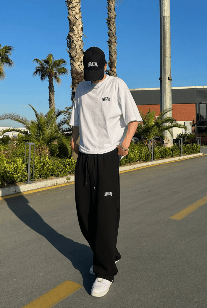 Yazlık-Serline Premium Ayarlanabilir Paça Baggy Eşofman 