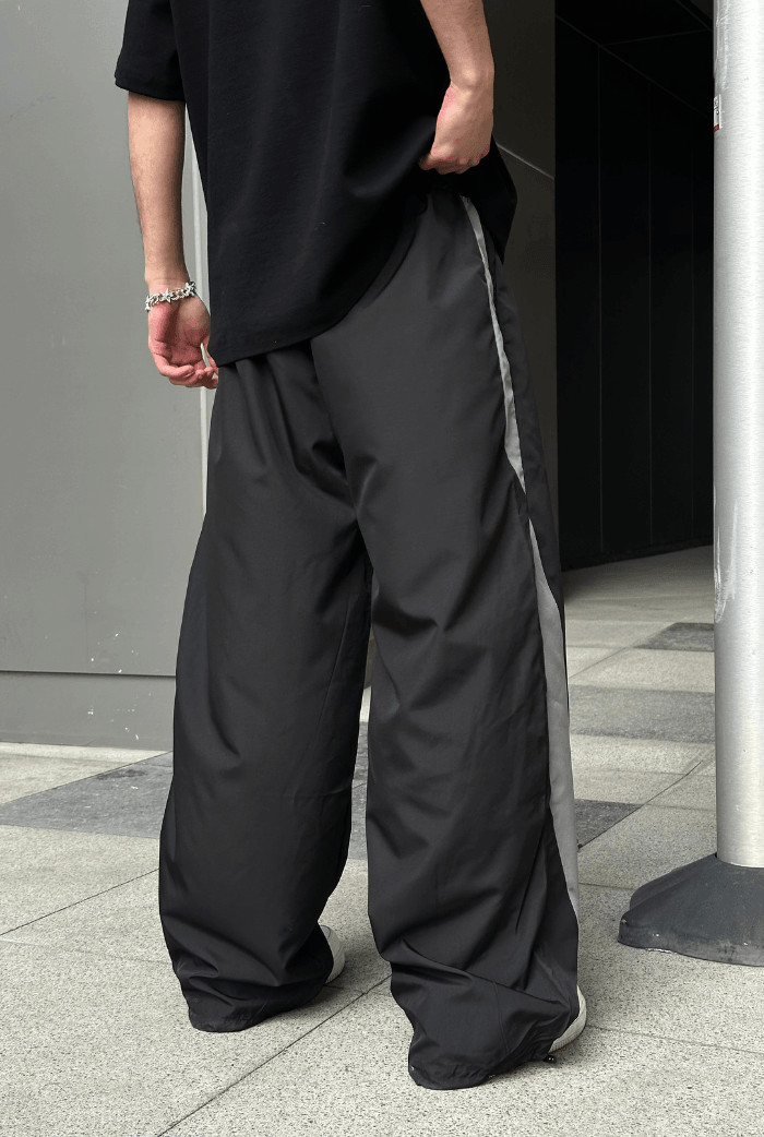 Baggy Paraşüt Kumaş Stoper Paça Eşofman