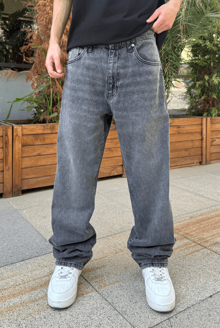 Baggy Premium Pantolon - Koyu Gri