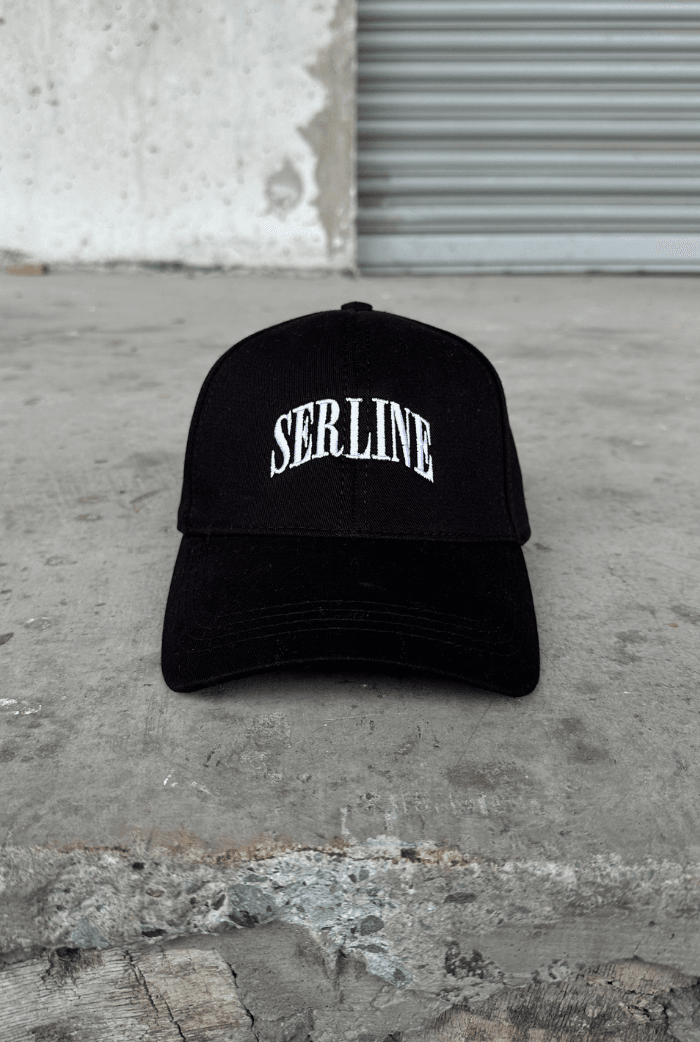 Serline Premium Nakışlı Şapka - Siyah