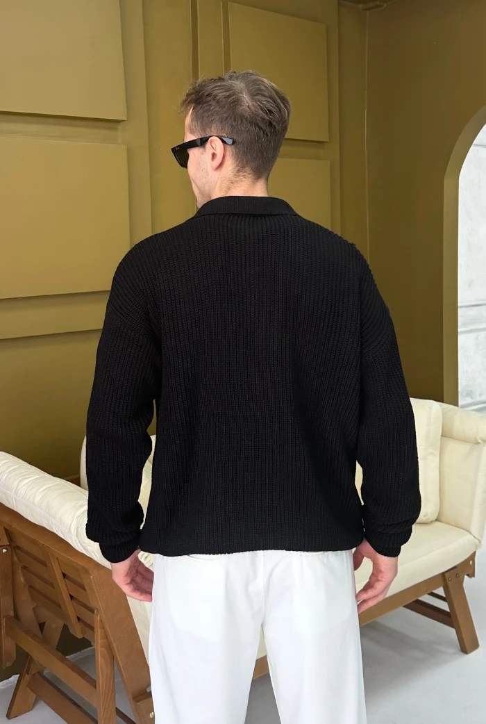 Polo Yaka Oversize Kazak