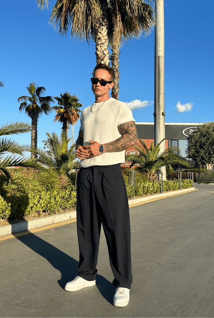 Premium Basic Oversize Kumaş Pantolon