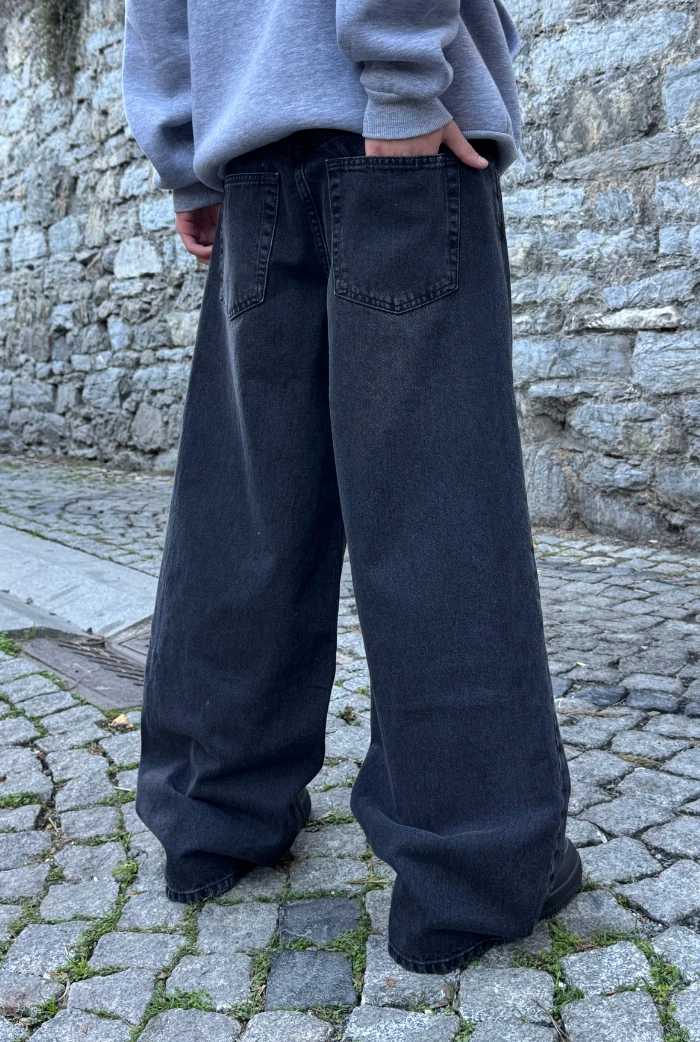 Antrasit Super Baggy Pantolon