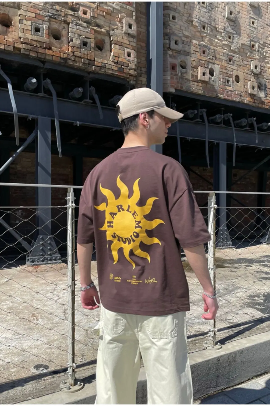 Harlem Brown Oversize T-shirt