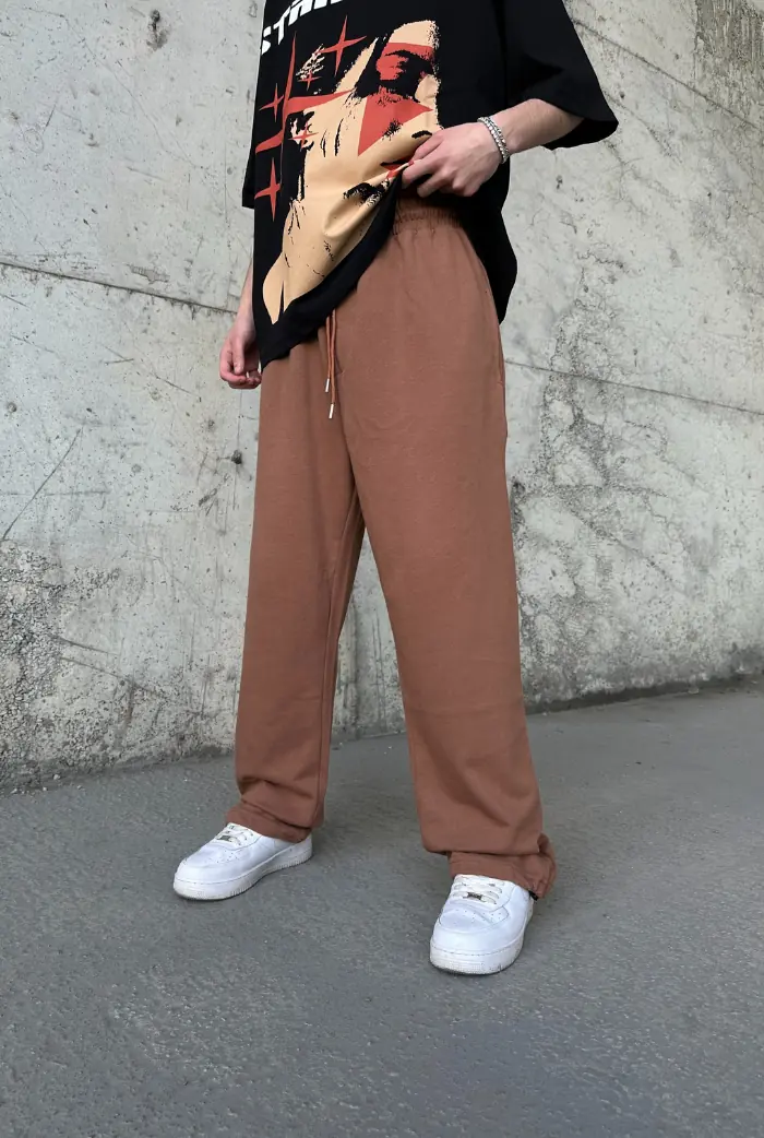 Basic Stoper Paça Gri Baggy Street Eşofman