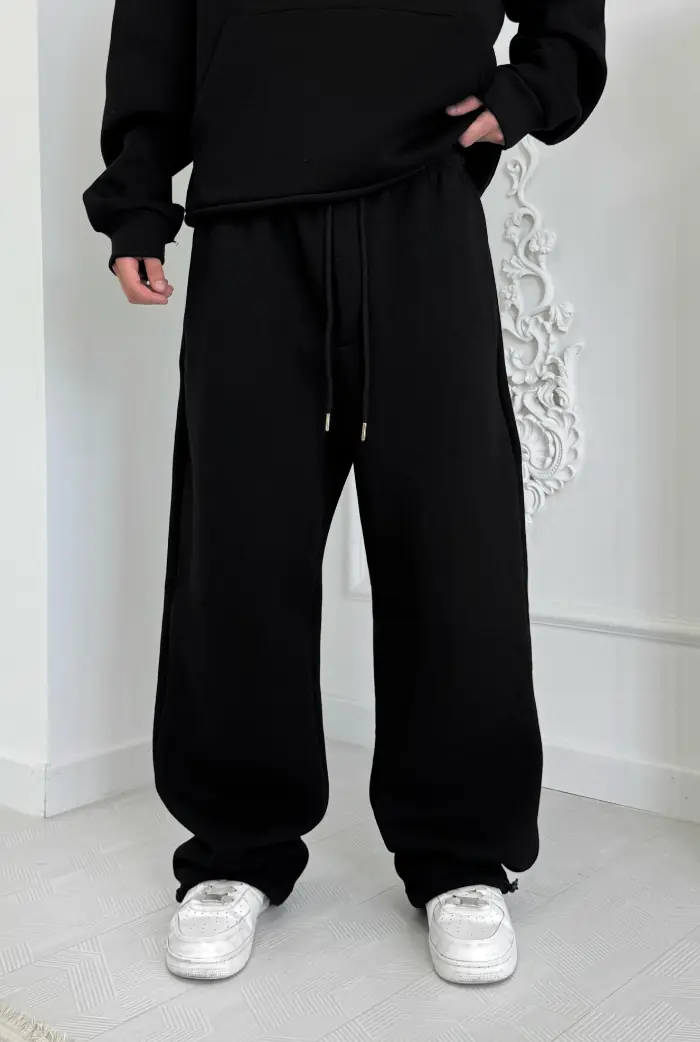 Kışlık-Basic Premium Ayarlanabilir Paça Baggy Eşofman