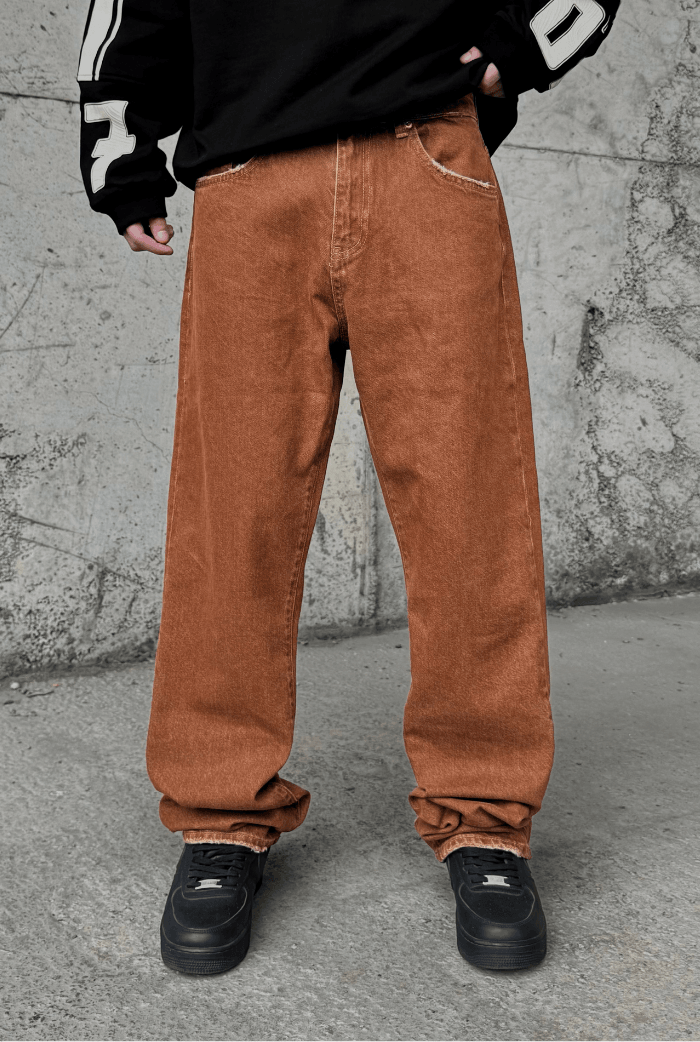Baggy Kahverengi Pantolon