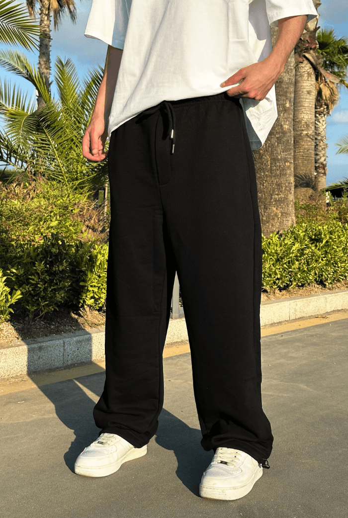 Yazlık-Basic Premium Ayarlanabilir Paça Baggy Eşofman