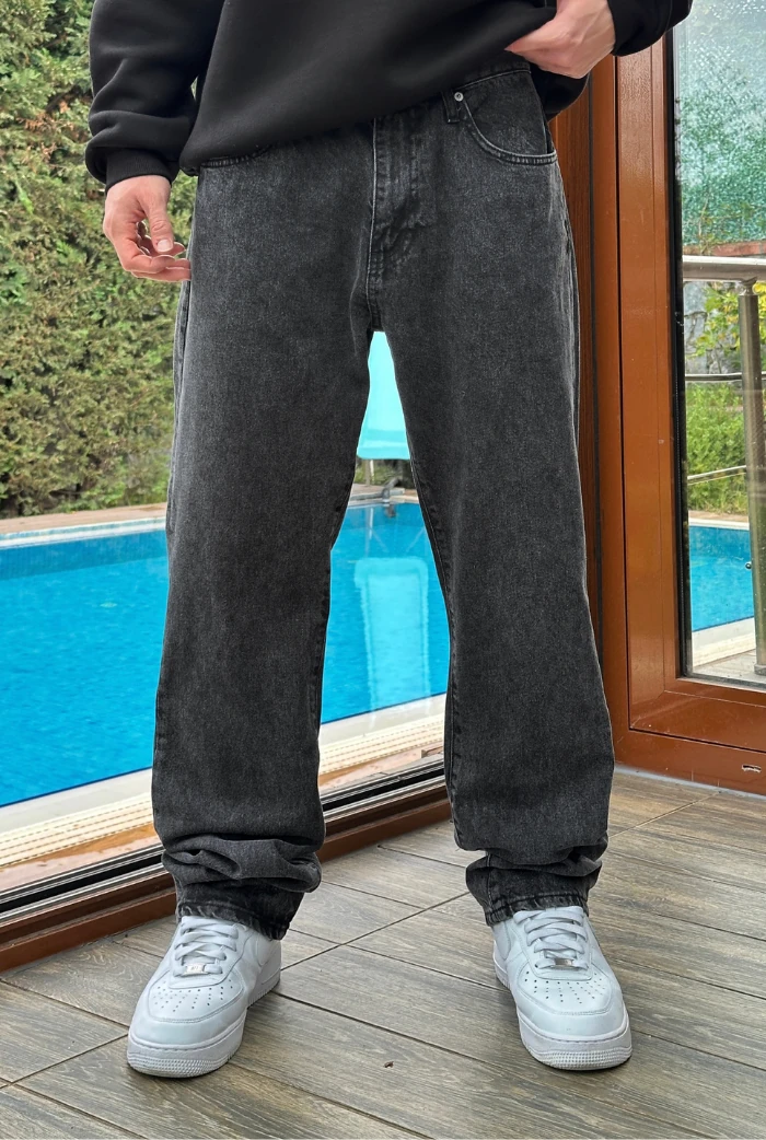 Antrasit Baggy Pantolon