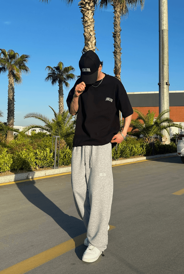 Yazlık-Serline Premium Ayarlanabilir Paça Baggy Eşofman