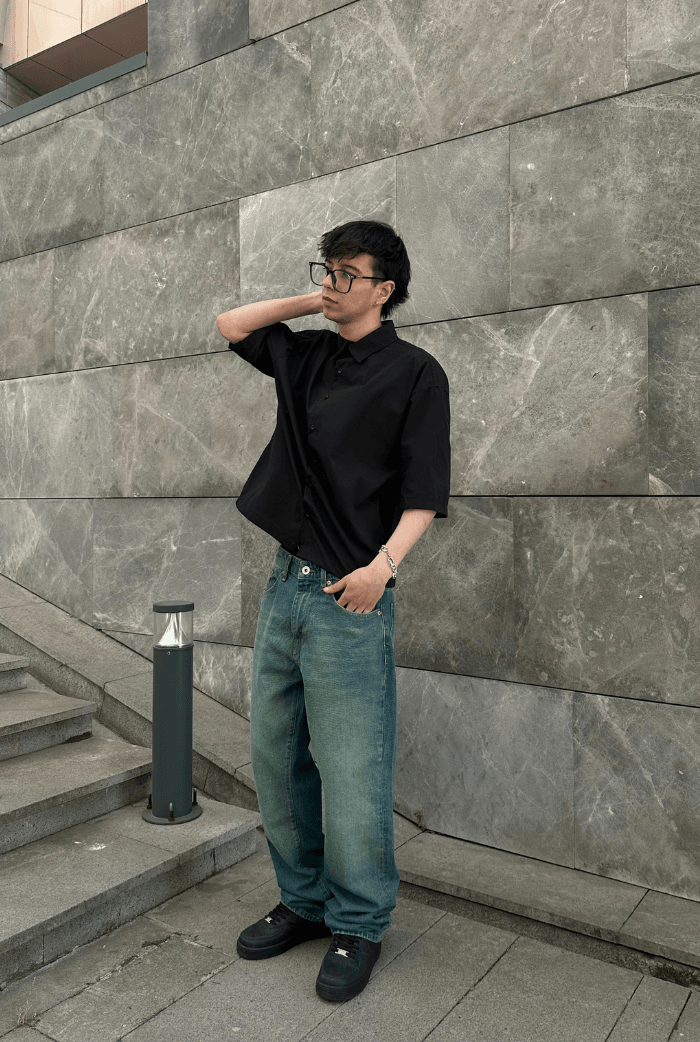 Taşlamalı Premium Baggy Pantolon