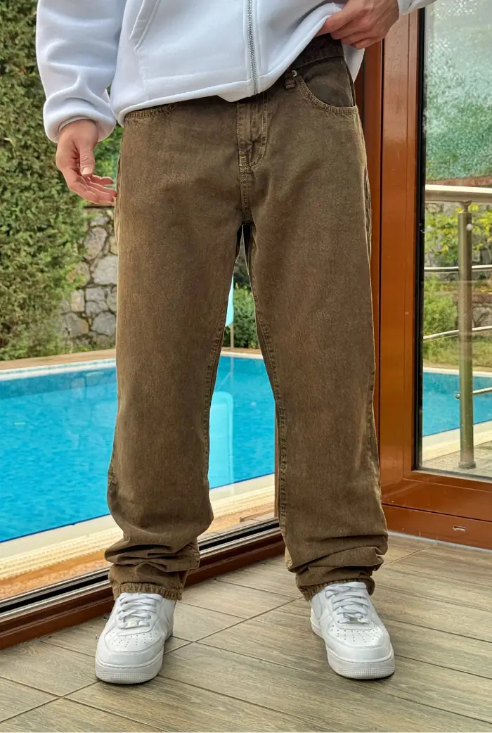 Kahverengi Baggy Pantolon