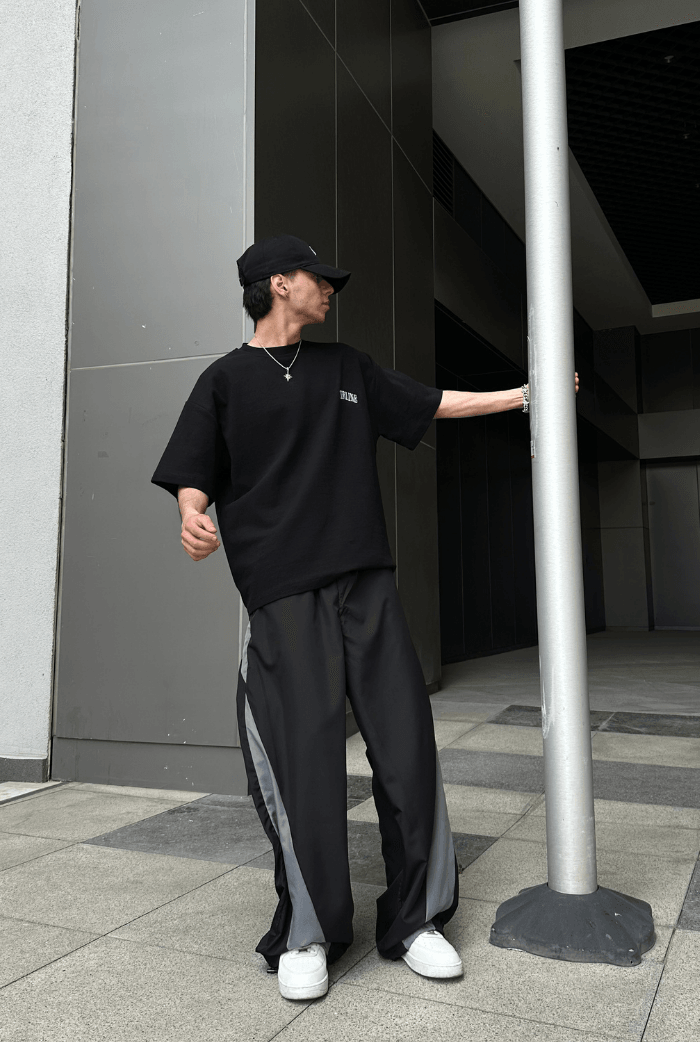 Baggy Paraşüt Kumaş Stoper Paça Eşofman