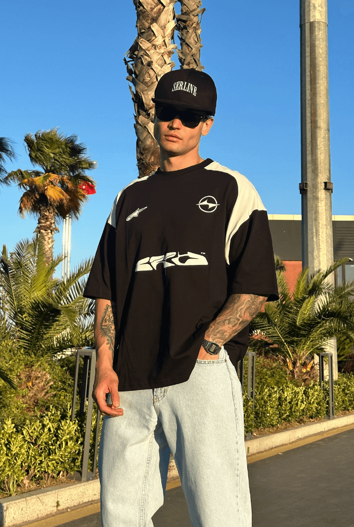 Baskılı Oversize Tişört