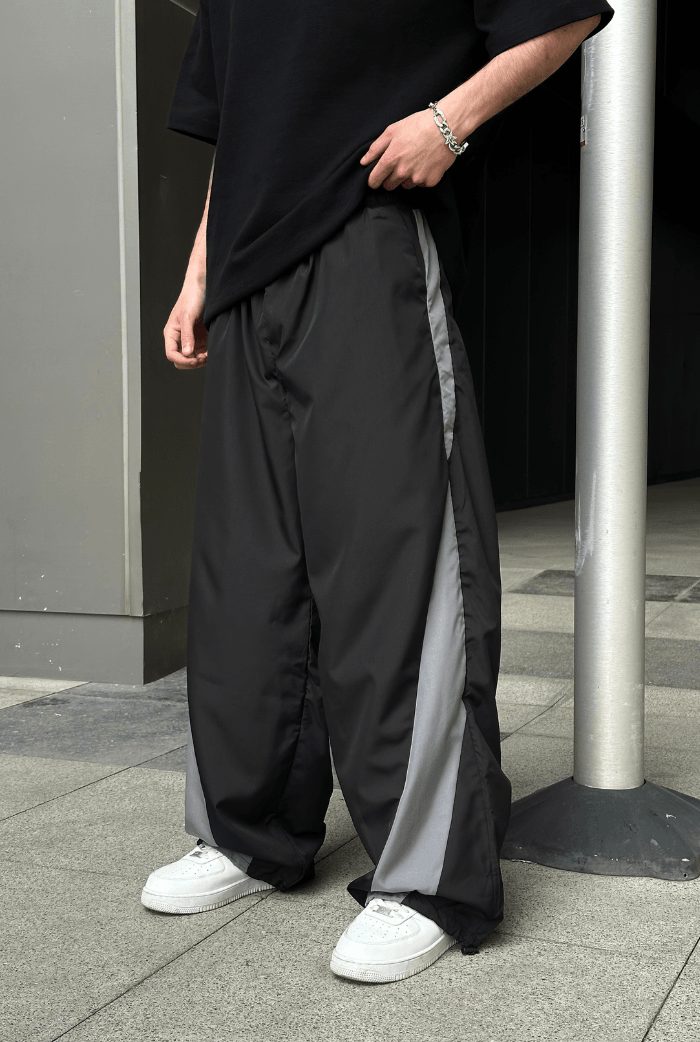 Baggy Paraşüt Kumaş Stoper Paça Eşofman