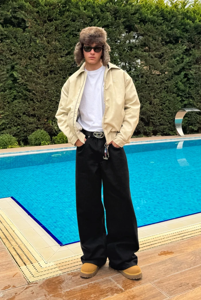 Premium Oversize Bomber Deri Ceket