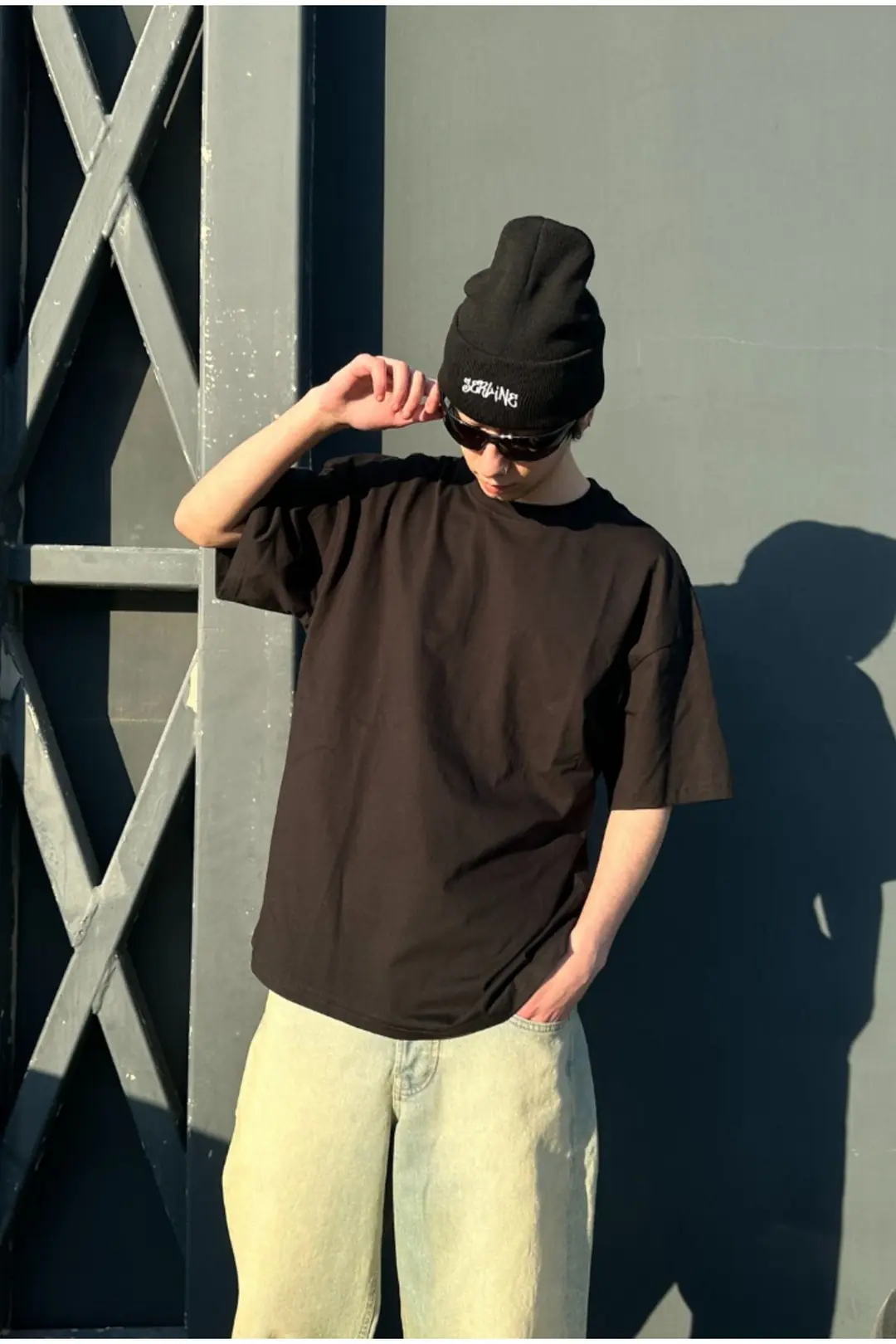 Basic Siyah Oversize T-shirt