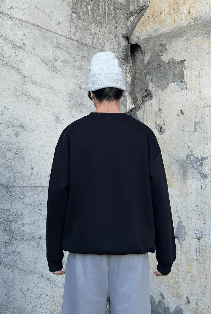 Serline Basic Oversize Sweatshirt