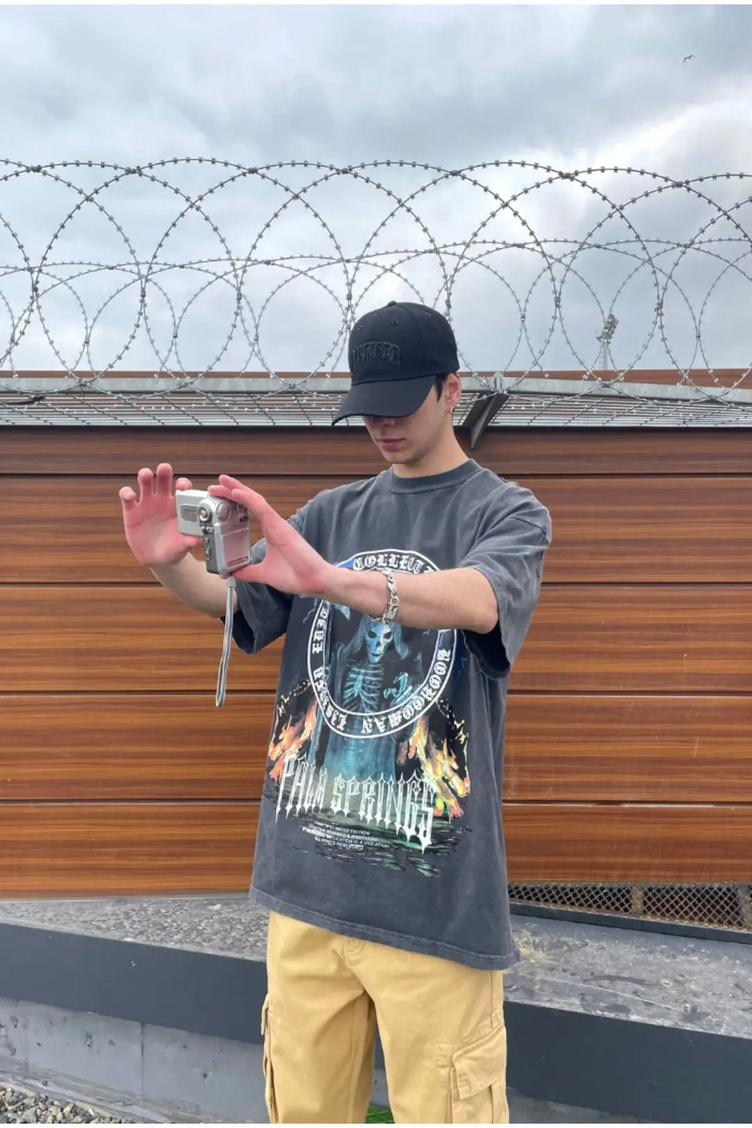Palm Springs Acid Wash Oversize T-shirt
