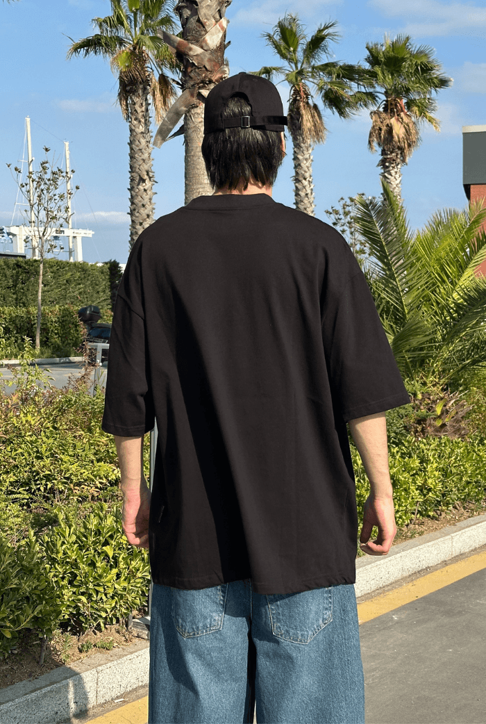Alaska Baskılı Oversize T-shirt