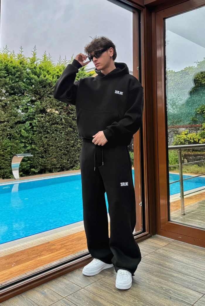 Kışlık-Serline Premium Ayarlanabilir Paça Baggy Eşofman 
