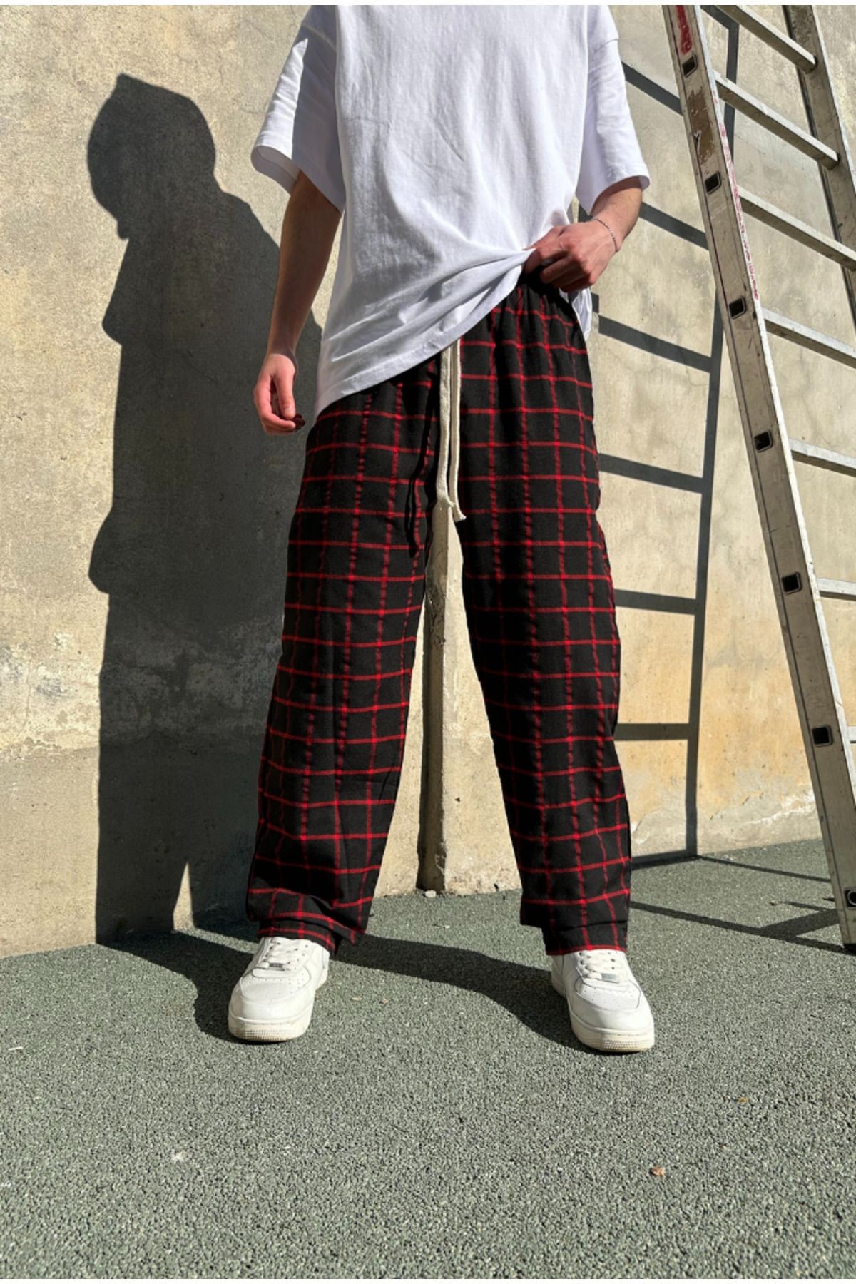 Ekose Kareli Pijama Eşofman