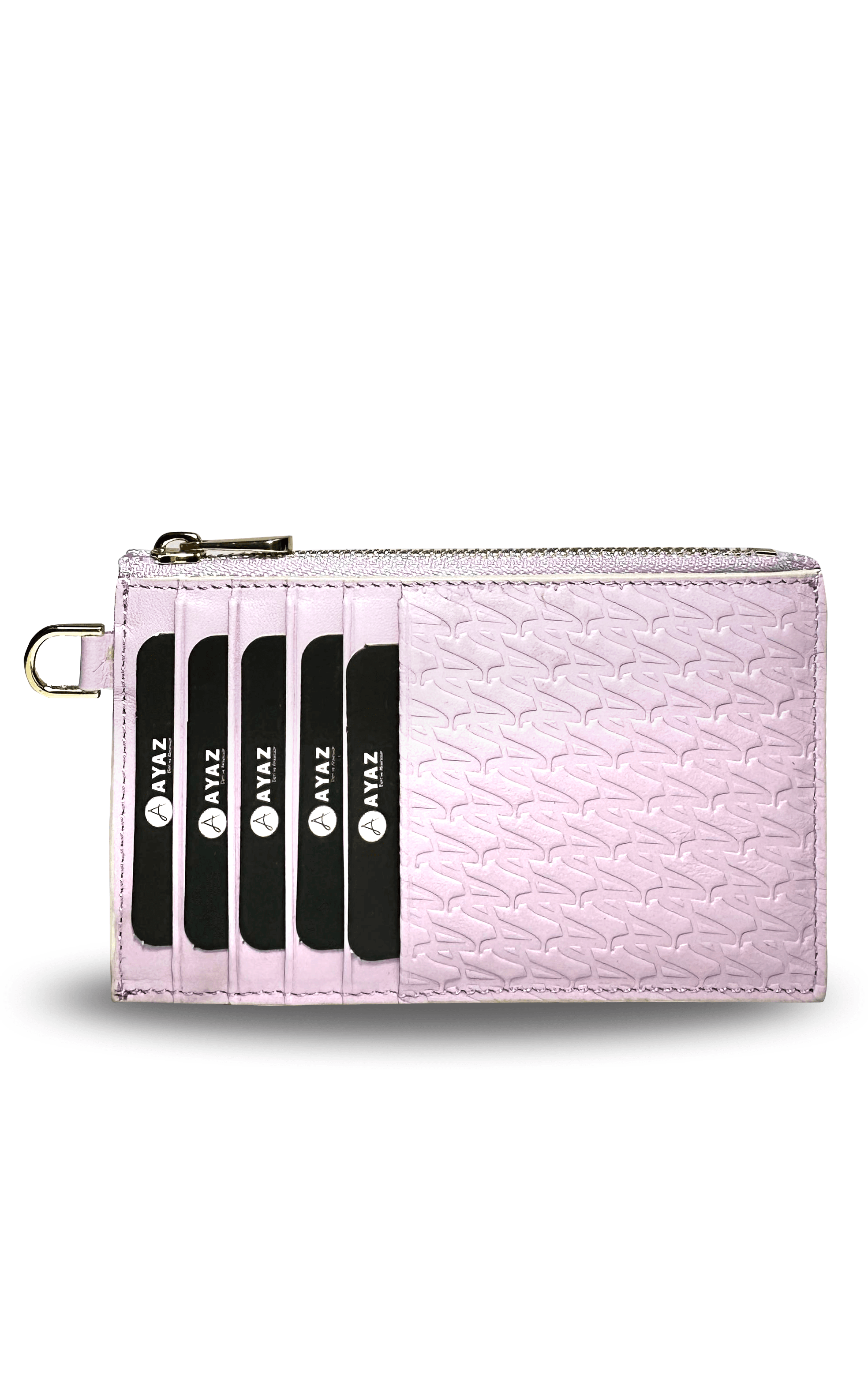 Charm Yatay Cüzdan Hakiki Deri - Pembe