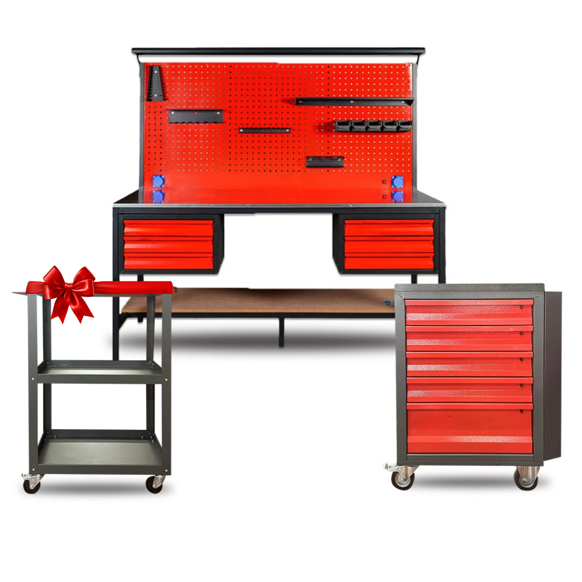 Çalışma Tezgâhı + Takım Arabası + Parça Taşıma (SİPARİŞ İÇİN WHATSAPP’TAN ULAŞIN)