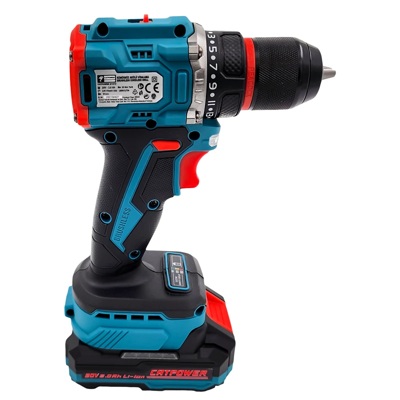 CATPOWER E1010 KÖMÜRSÜZ AKÜLÜ VİDALAMA Li-ion (SET) 10 MM 20V 2.0 Ah