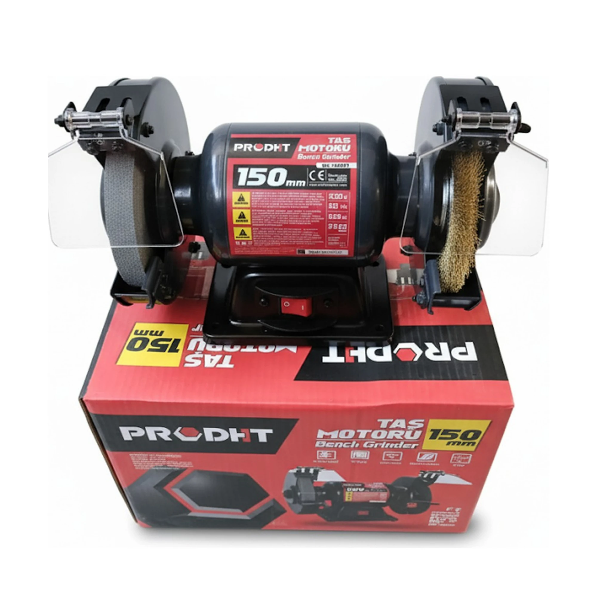 PRODHT 150MM TAŞ MOTORU TEL FIRÇALI