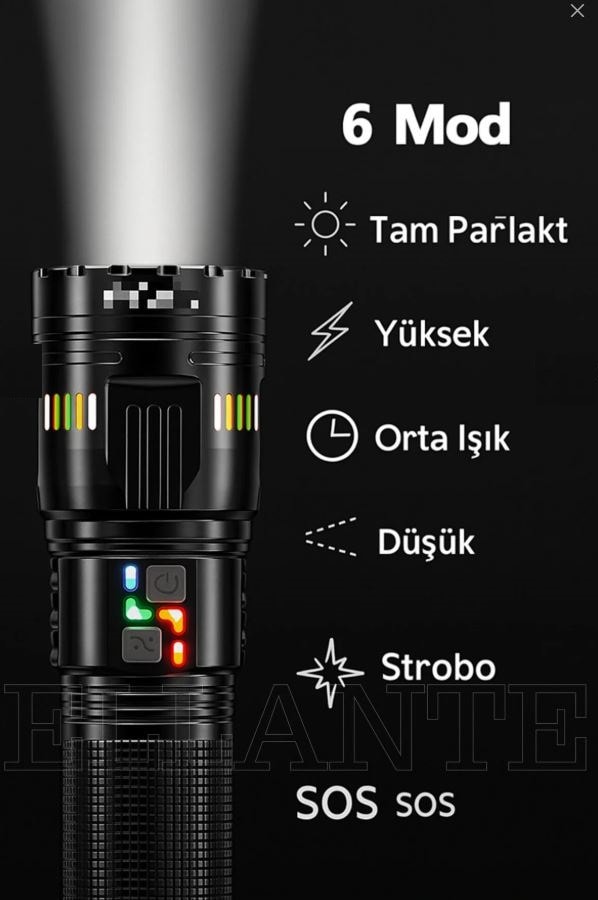 HASUMA SARJLI EL FENERI 10.000 LUMEN 30 W 