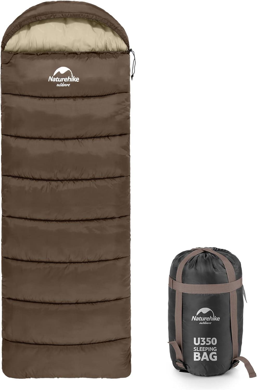Naturehike U350 Zarf Tarzı Kapüşonlu Uyku Tulumu -13 C