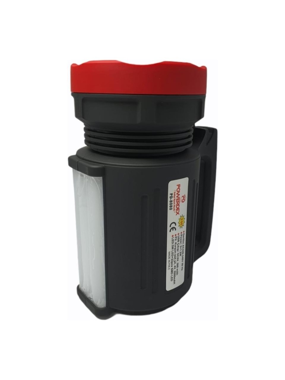 Powerdex PD-8080 USB Çıkışlı Ledli Şarjlı El Feneri