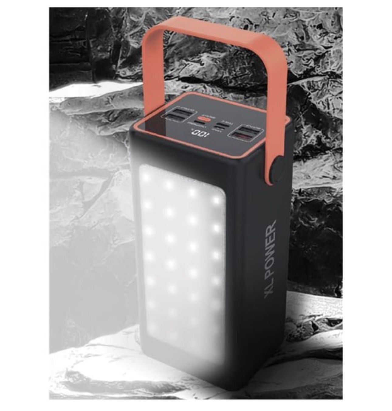 70000 mAh 22.5W Hızlı Şarj Powerbank & LED Işıklı Kamp Lambası